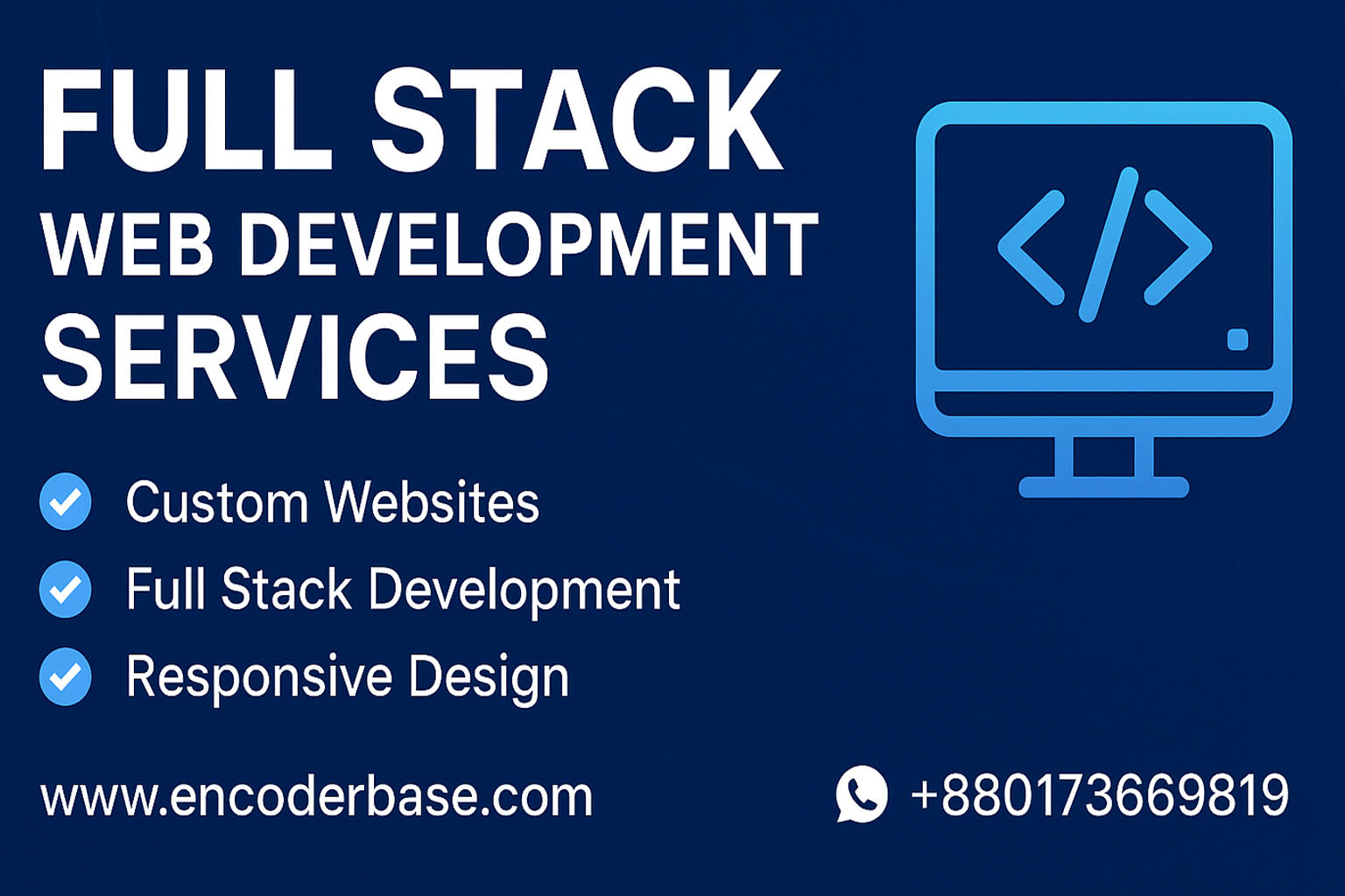 Custom Business Website & Full Stack Development Services